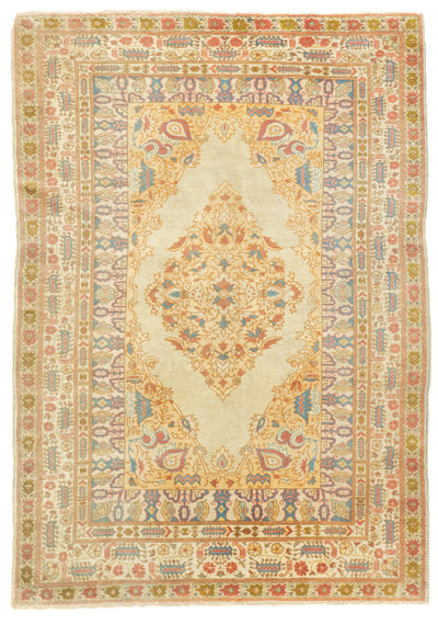 Antique Haji Jalili Tabriz Rug 4'7'' x 6'5''
