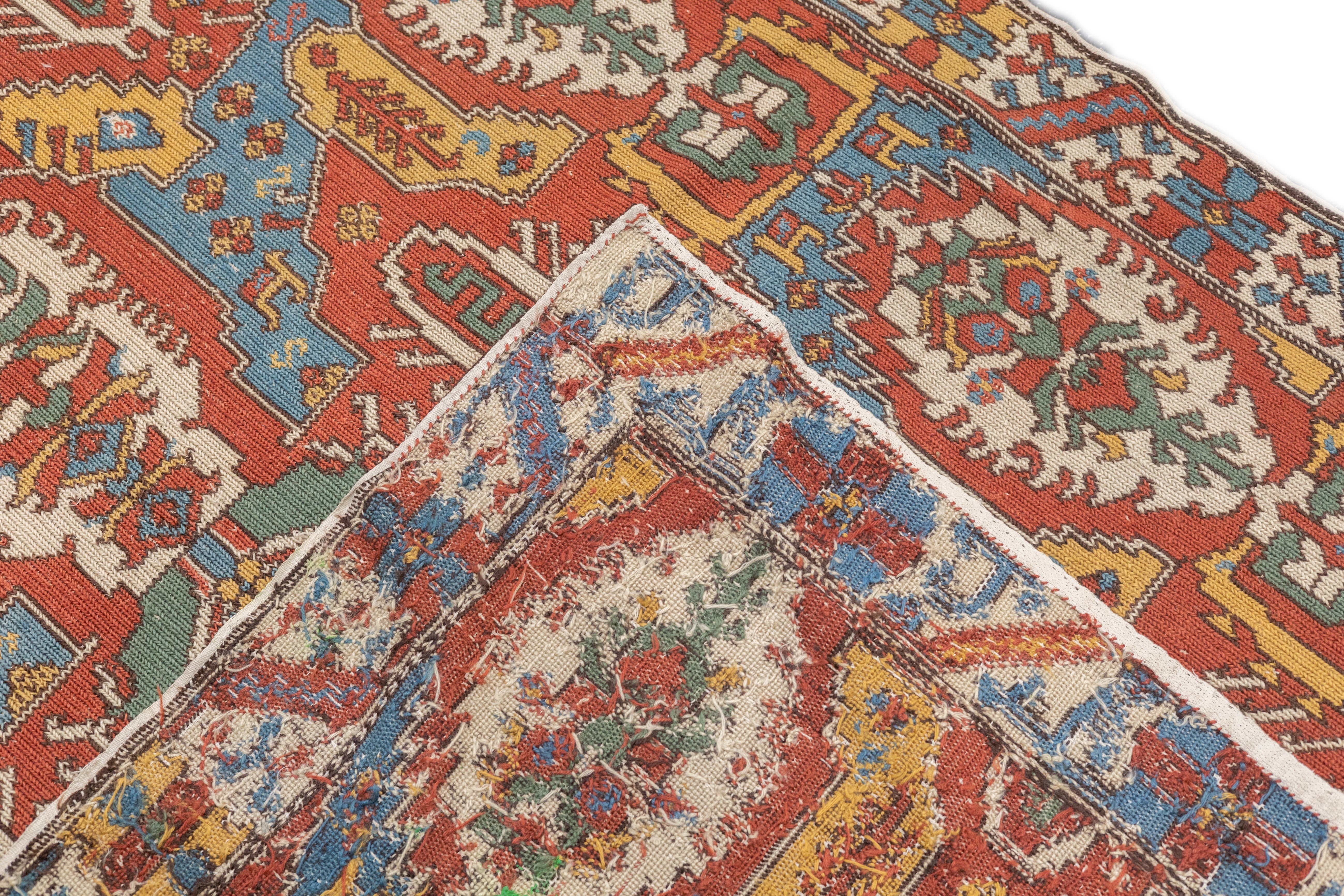 Vintage Dragon Sumak Rug 4'11'' x 8'2''
