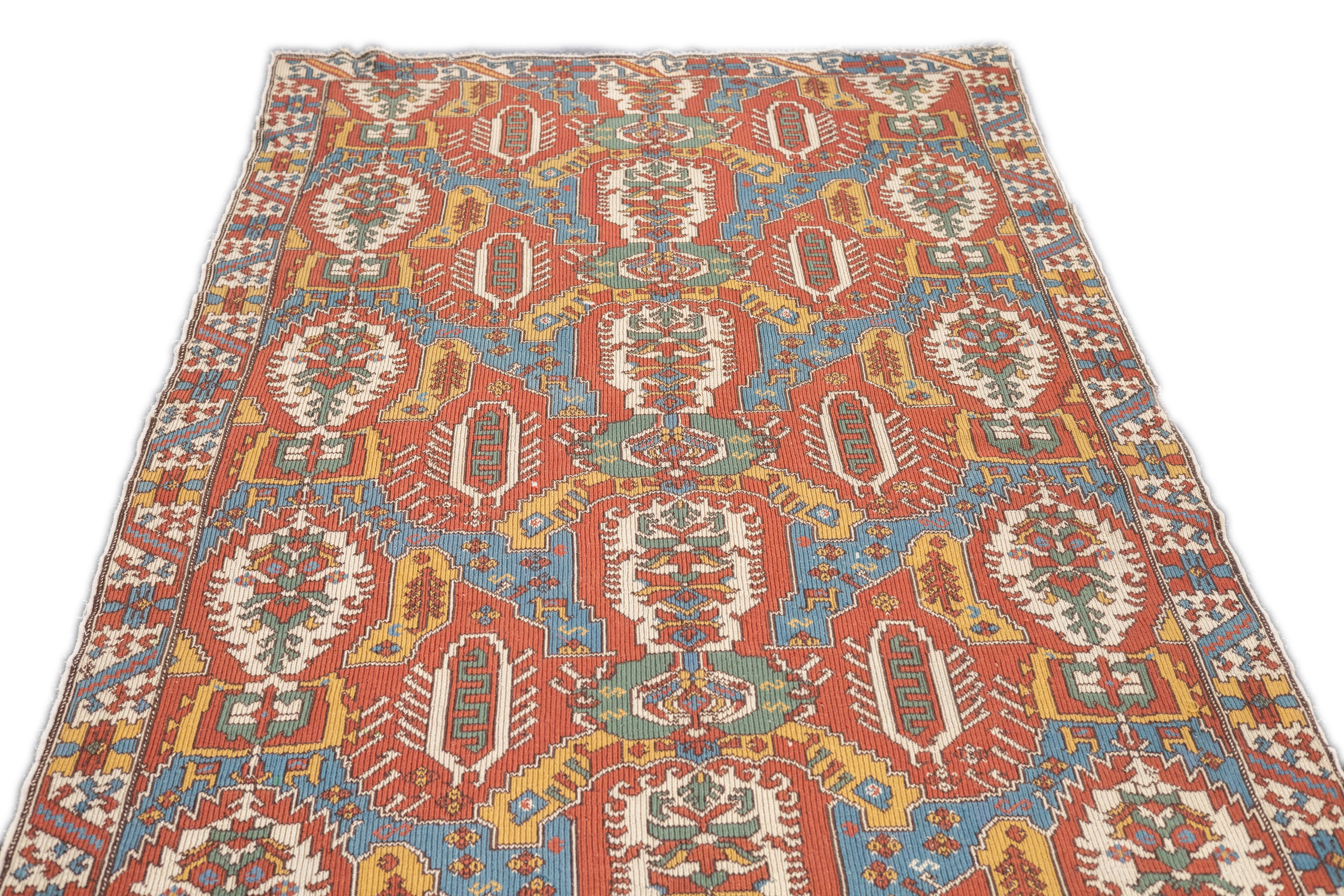 Vintage Dragon Sumak Rug 4'11'' x 8'2''