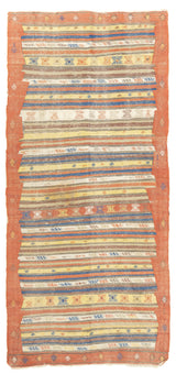 Antique Turkish Kilim 4'9'' x 10'5''