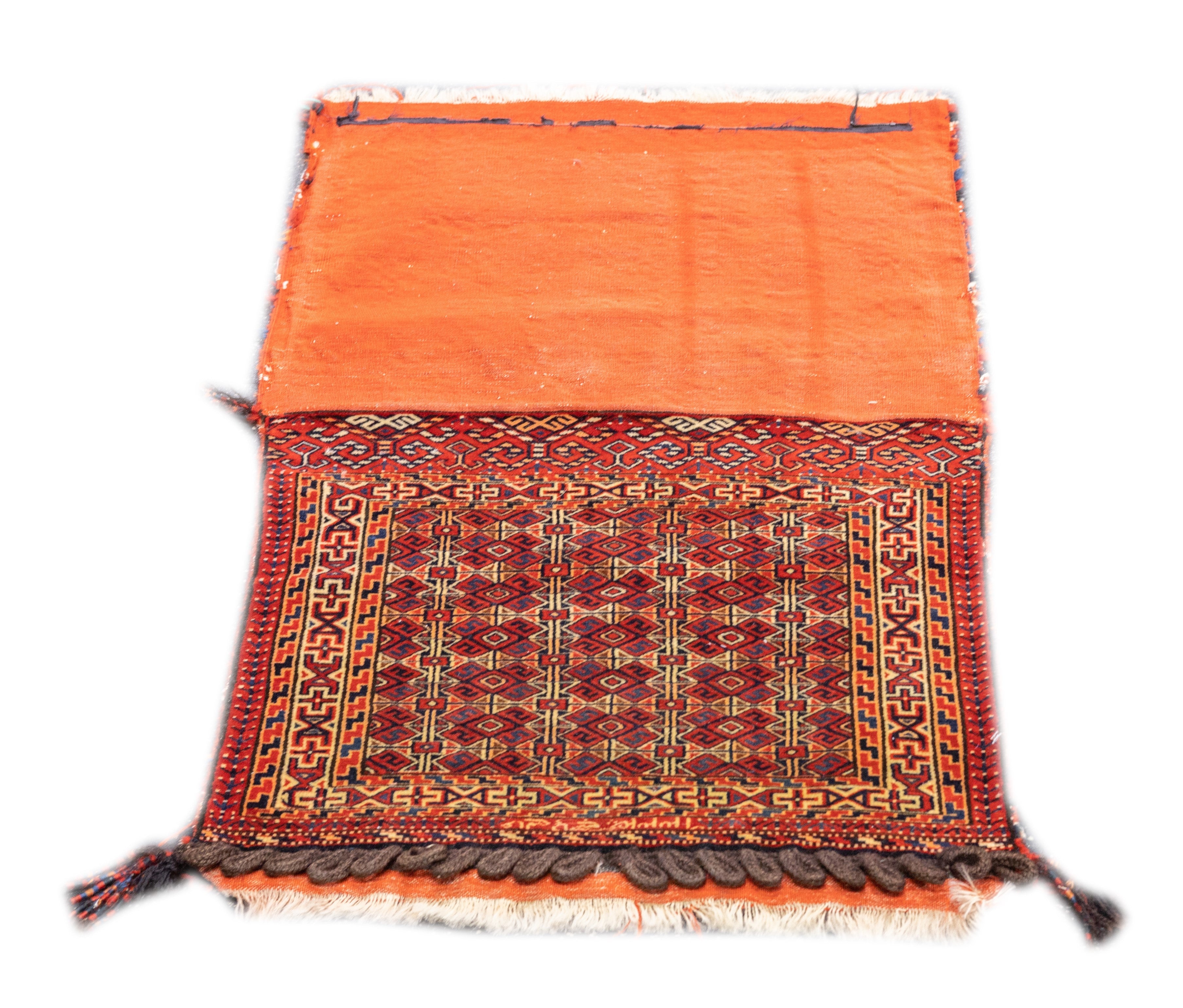 Antique Turkmen Saddle Bag (One of pair) 2'2'' x 3'4''