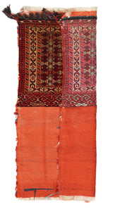 Antique Turkmen Saddle Bag (One of pair) 2'2'' x 3'4''