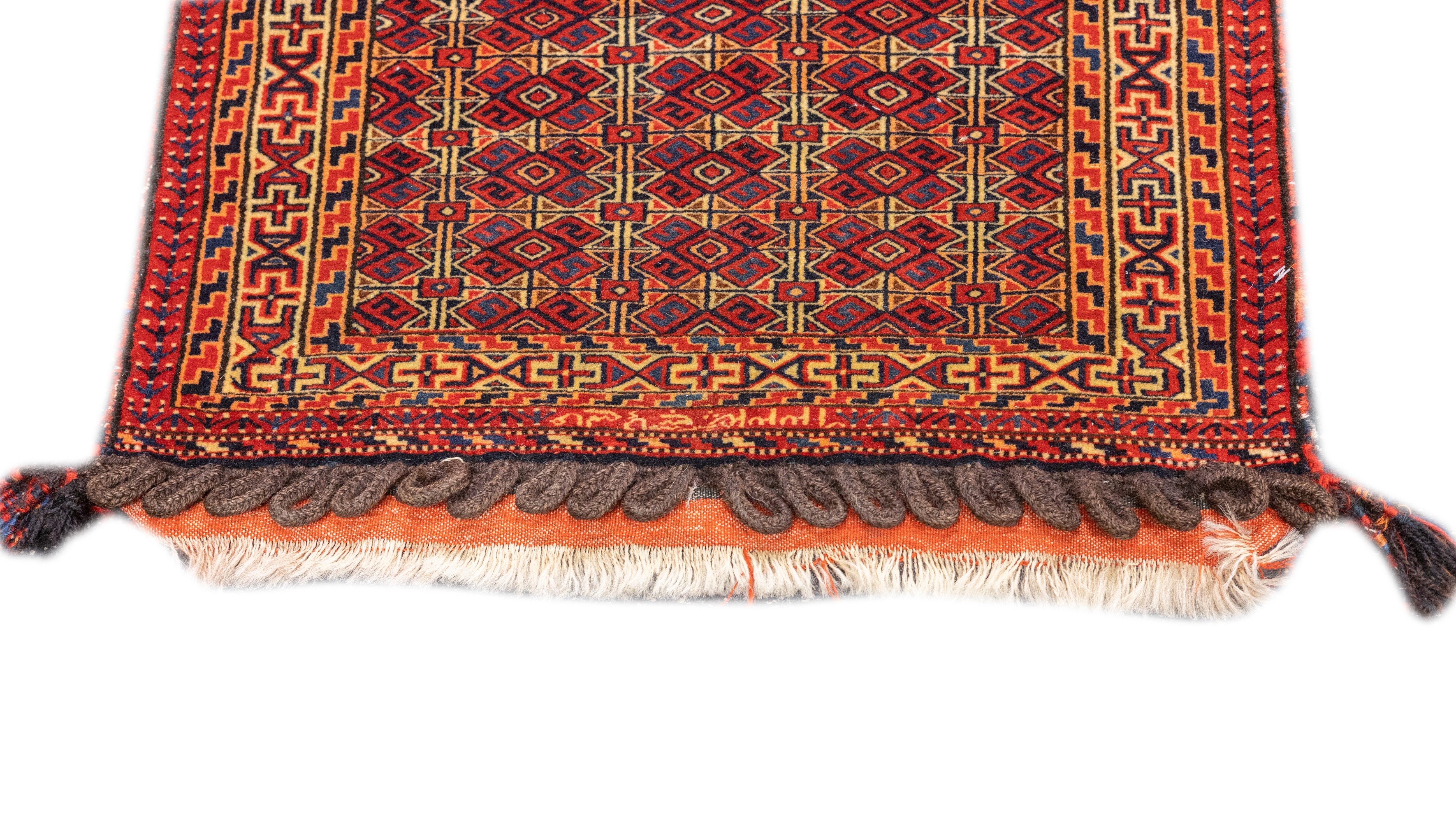Antique Turkmen Saddle Bag (One of pair) 2'2'' x 3'4''