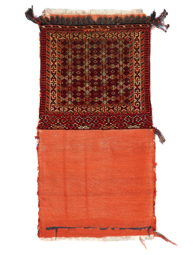 Antique Turkmen Saddle Bag (One of pair) 2'2'' x 3'4''