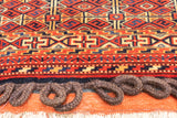 Antique Turkmen Saddle Bag (One of pair) 2'2'' x 3'4''
