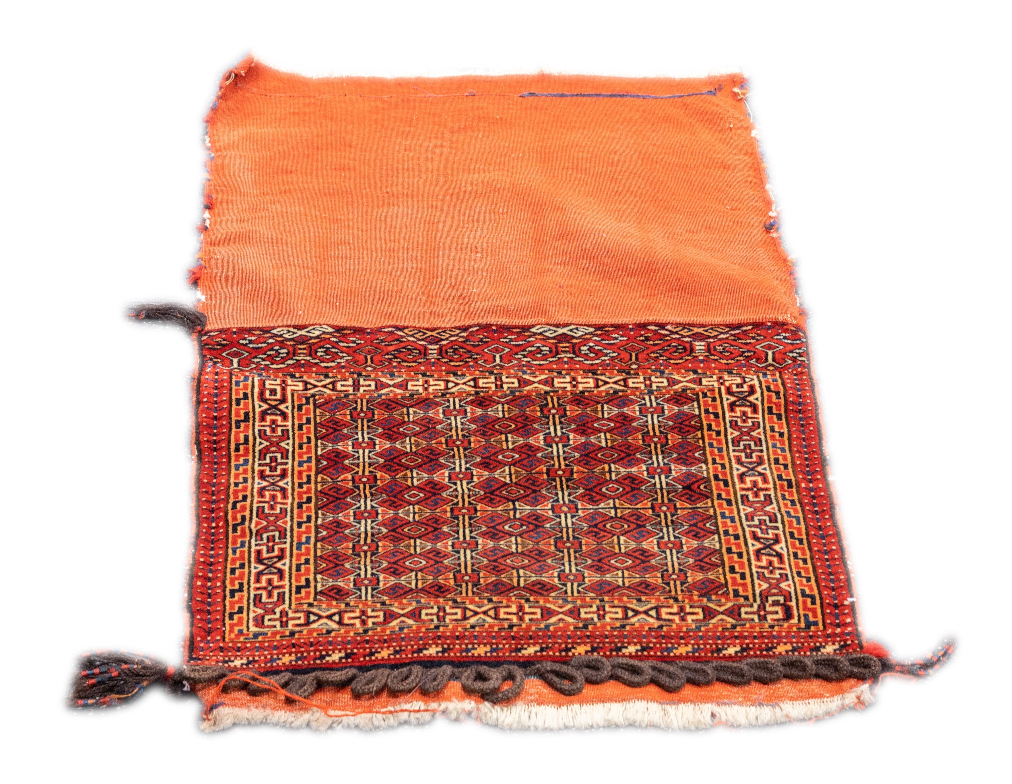 Antique Turkmen Saddle Bag (One of pair) 2'2'' x 3'4''