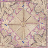 Antique Greek Island Textile Rug 2'2'' x 2'2''