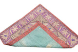 Antique Greek Island Textile Rug 2'2'' x 2'2''