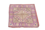 Antique Greek Island Textile Rug 2'2'' x 2'2''
