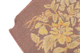 Vintage French Needle Point Rug 1'1'' x 1'2''