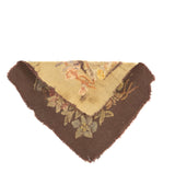 Vintage French Needle Point Rug 1'1'' x 1'2''