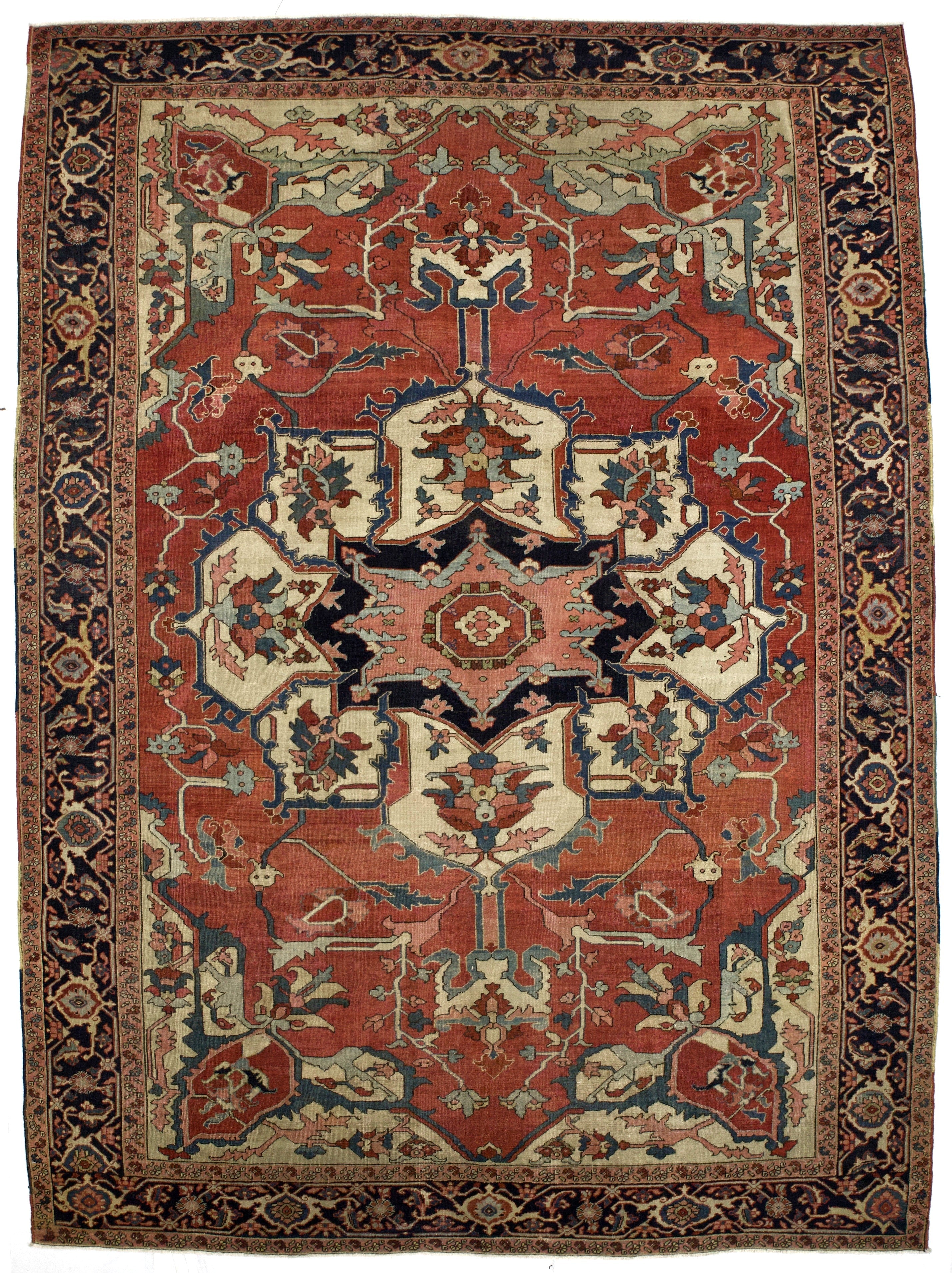Antique  Serapi Rug 8'5" x 11' 5"