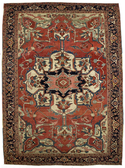 Antique  Serapi Rug 8'5
