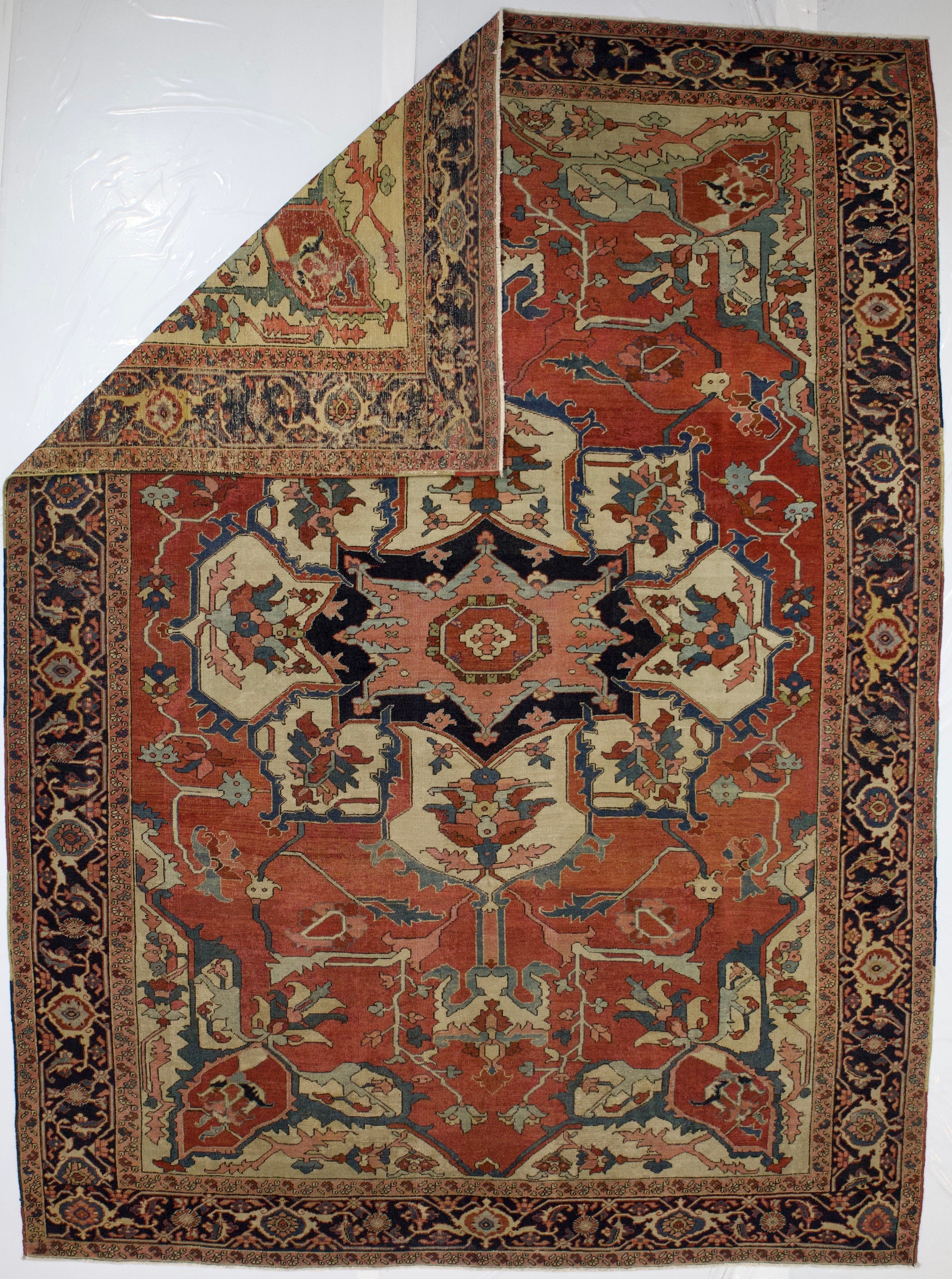 Antique  Serapi Rug 8'5" x 11' 5"