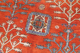 Antique Caucasian Tree Kazak Rug 5'10" x 7' 10"