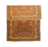 Antique Cacasian Perpedil Rug 3'4" x 4'9"