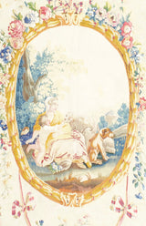 Antique Fine French Aubusson Rug 4' 9" x 9' 4"