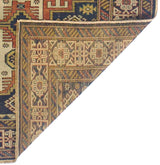 Antique Caucasian Lezgi Rug 3' 8" x 5' 3"