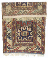 Antique Caucasian Lezgi Rug 2' 10'' x 4' 5''