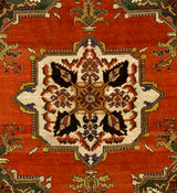 Antique Tribal Qashqai Rug 4' 7'' x 5' 9"