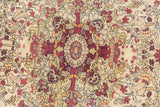 Fine Antique  Lavar Kerman SIgned by Master Weaver Rug 4'6" x 6'8"