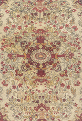 Fine Antique  Lavar Kerman SIgned by Master Weaver Rug 4'6" x 6'8"