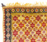 Fine Antique Moroccan Tribal Wool Rug 4'6" x 9' 7''