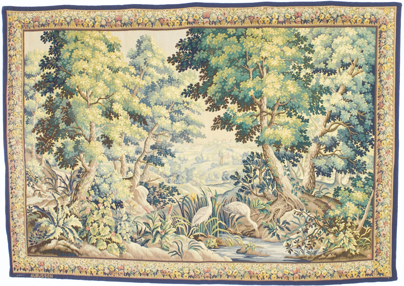 French 18th Century, Antique Tapestry 6' 7'' x 9' 3''