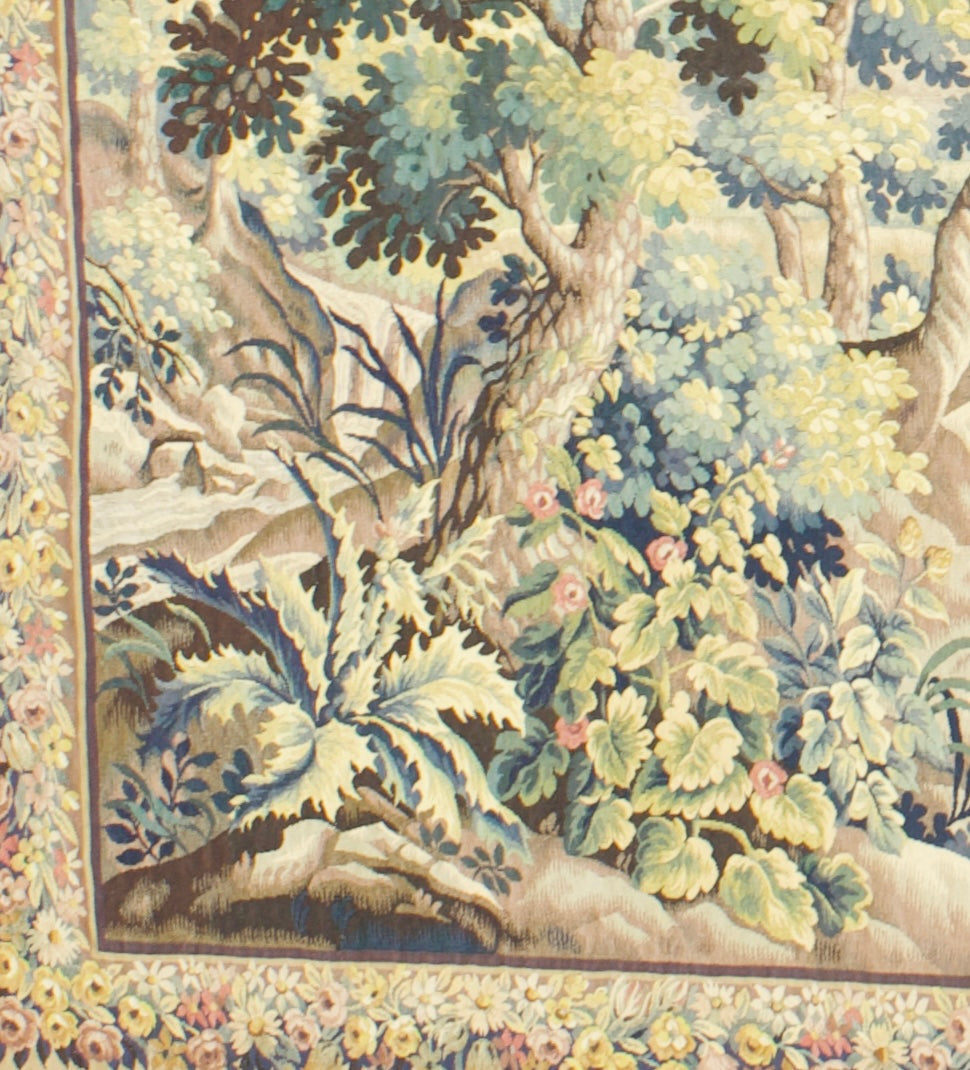 French 18th Century, Antique Tapestry 6' 7'' x 9' 3''