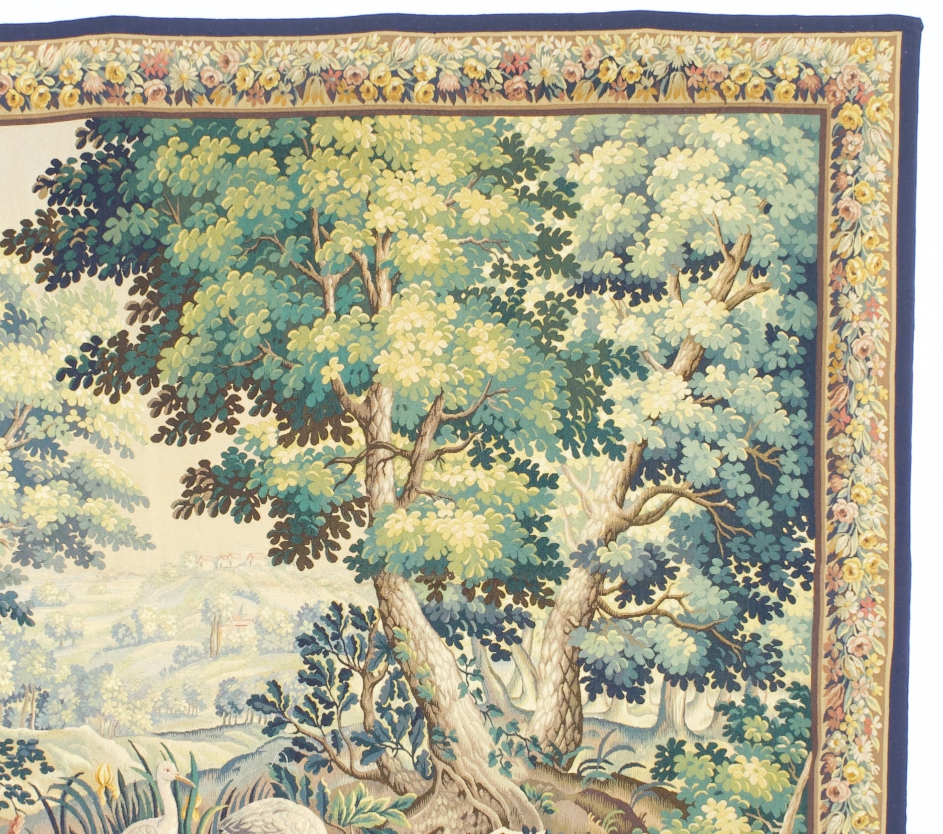 French 18th Century, Antique Tapestry 6' 7'' x 9' 3''