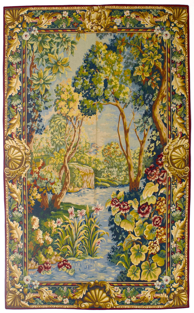 Antique European Tapestry 4' 10