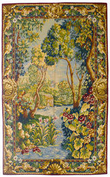 Antique European Tapestry 4' 10" x 7' 11"