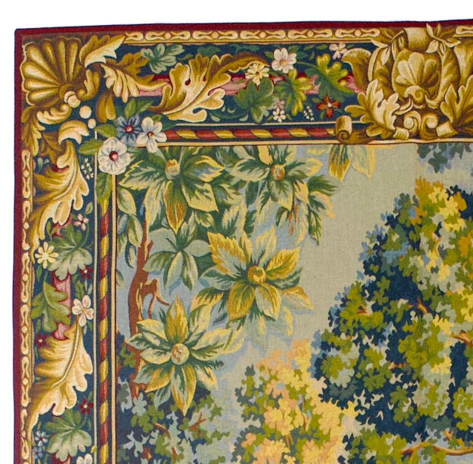 Antique European Tapestry 4' 10" x 7' 11"