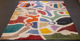 Fine Mid Century French Artistic Wool Rug 6'6" x 9' 1"
