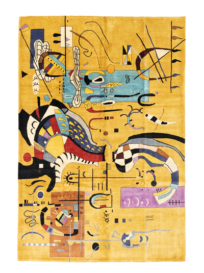 Fine Mid Century French Rug 6' 9'' x 9' 8