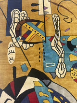Fine Mid Century French Rug 6' 9'' x 9' 8"