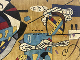 Fine Mid Century French Rug 6' 9'' x 9' 8"