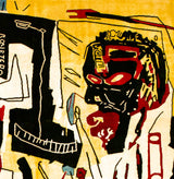 Fine French Wool Rug After Basquiat 6'8" x 9' 8"