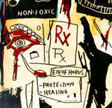 Fine French Wool Rug After Basquiat 6'8" x 9' 8"