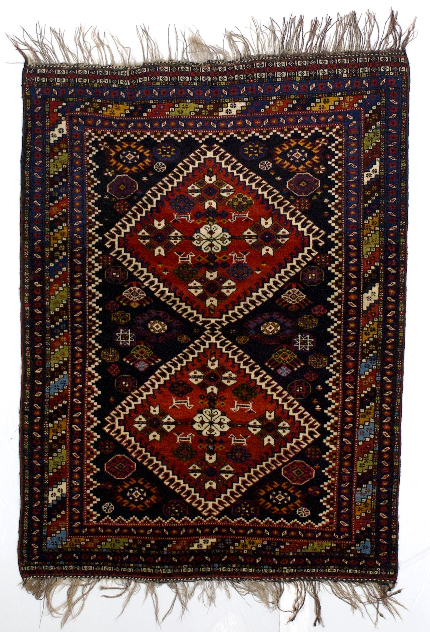 Antique Qashqai Rug 3' 10" x 5' 4"