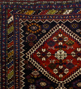 Antique Qashqai Rug 3' 10" x 5' 4"