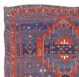 Antique Caucasian Kazak Rug 4'9" x 7' 2"