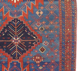 Antique Caucasian Kazak Rug 4'9" x 7' 2"