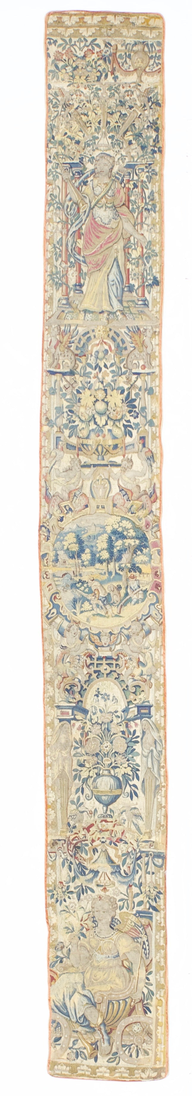 Antique Tapestry Panel (one of pair) 1' 2