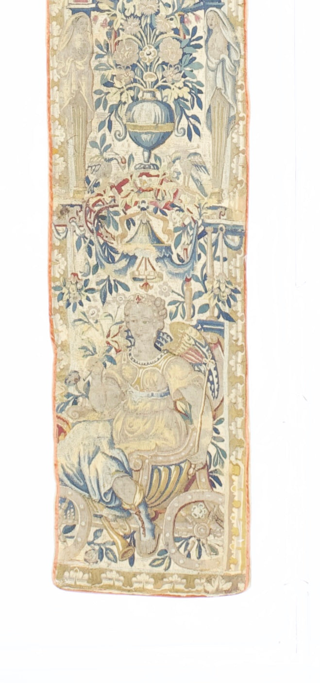 Antique Tapestry Panel (one of pair) 1' 2" x 10' 9''