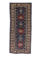 Antique Caucasian Shirvan Rug 4'1" x 9' 10''