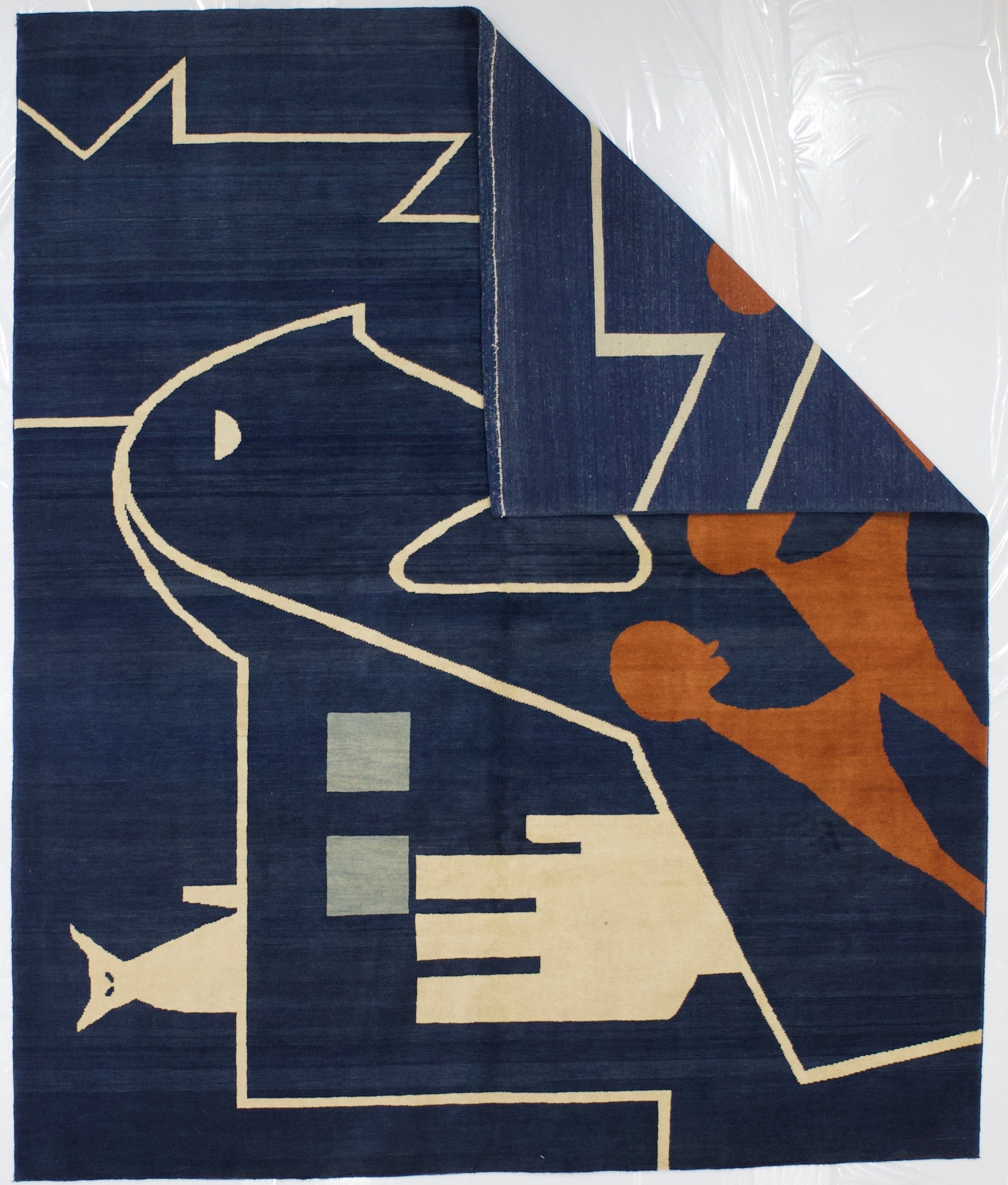 Vintage Artistic Rug (Kees Timmer) 6' 7'' x 7' 10"