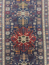 Antique Caucasian Shirvan Rug 4'1" x 9' 10''