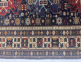 Antique Caucasian Shirvan Rug 4'1" x 9' 10''