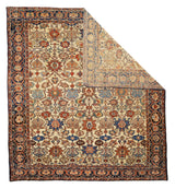 Antique  Farahan Rug 8'6" x 9' 5''